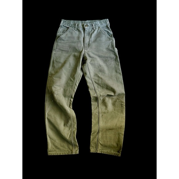 Carhartt Other - Carhartt MOS Vintage Duck Flannel-Lined Carpenter Utility Pants Sz 29.5x30
